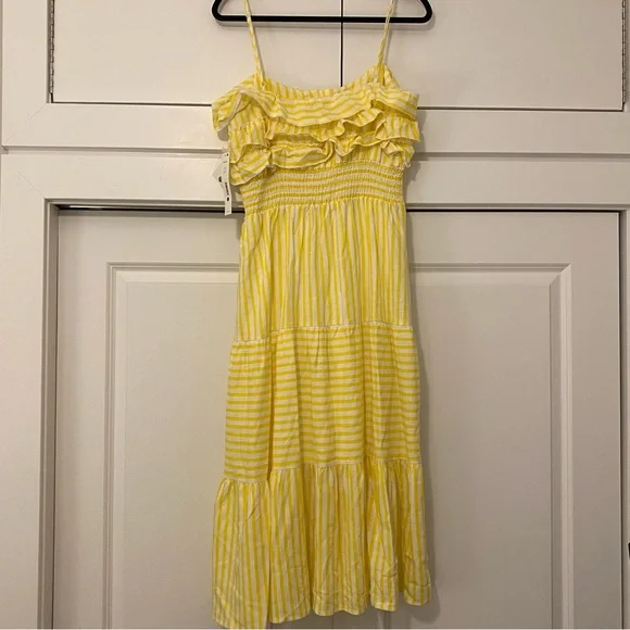 NWT | AQUA (Bloomingdales)| Striped Midi Dress - Picture 5 of 10